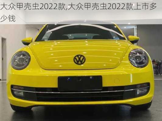 大众甲壳虫2022款,大众甲壳虫2022款上市多少钱