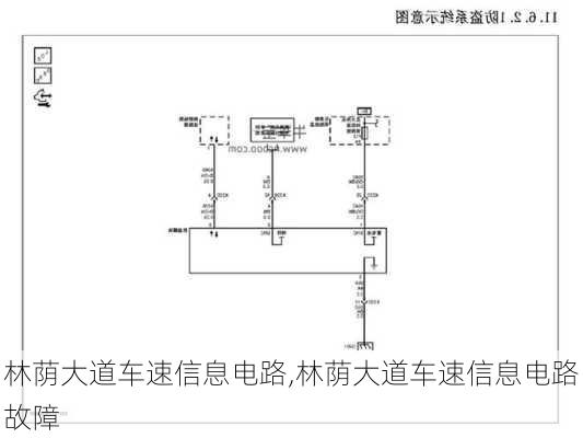 林荫大道车速信息电路,林荫大道车速信息电路故障