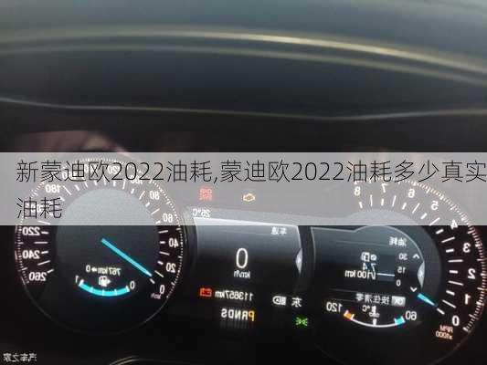 新蒙迪欧2022油耗,蒙迪欧2022油耗多少真实油耗