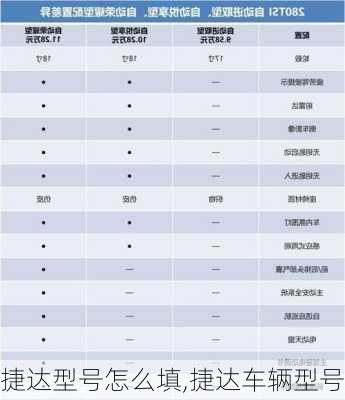 捷达型号怎么填,捷达车辆型号