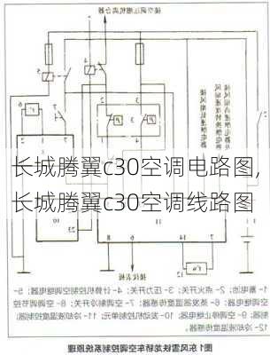 长城腾翼c30空调电路图,长城腾翼c30空调线路图