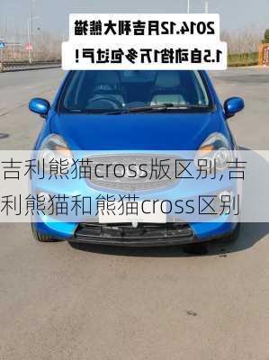 吉利熊猫cross版区别,吉利熊猫和熊猫cross区别