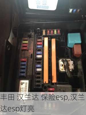 丰田 汉兰达 保险esp,汉兰达esp灯亮