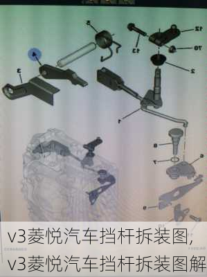 v3菱悦汽车挡杆拆装图,v3菱悦汽车挡杆拆装图解