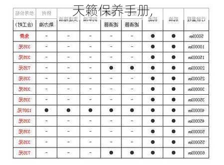 天籁保养手册,