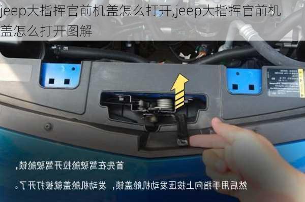 jeep大指挥官前机盖怎么打开,jeep大指挥官前机盖怎么打开图解