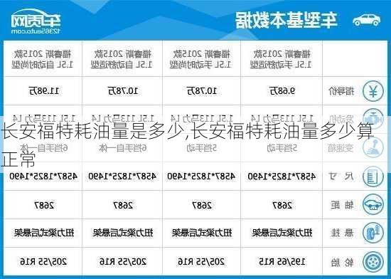 长安福特耗油量是多少,长安福特耗油量多少算正常