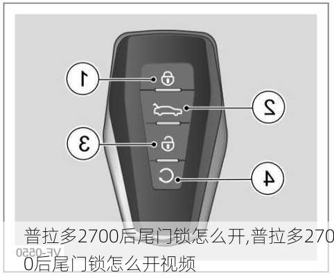 普拉多2700后尾门锁怎么开,普拉多2700后尾门锁怎么开视频