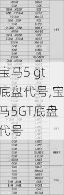 宝马5 gt底盘代号,宝马5GT底盘代号