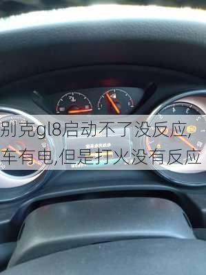 别克gl8启动不了没反应,车有电,但是打火没有反应