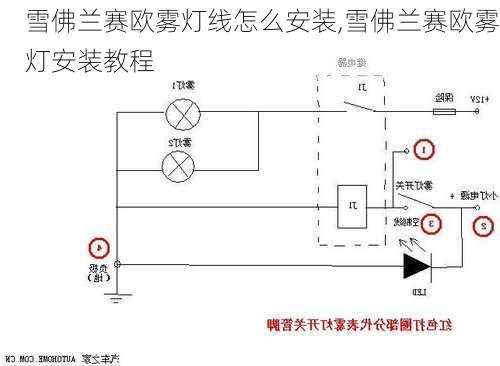 雪佛兰赛欧雾灯线怎么安装,雪佛兰赛欧雾灯安装教程