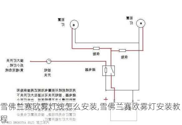 雪佛兰赛欧雾灯线怎么安装,雪佛兰赛欧雾灯安装教程