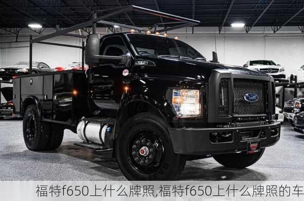 福特f650上什么牌照,福特f650上什么牌照的车