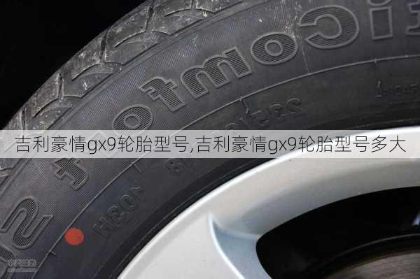 吉利豪情gx9轮胎型号,吉利豪情gx9轮胎型号多大