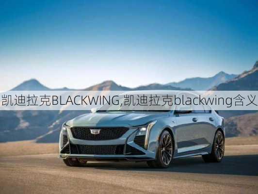 凯迪拉克BLACKWING,凯迪拉克blackwing含义