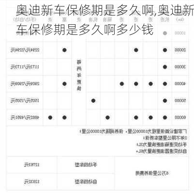 奥迪新车保修期是多久啊,奥迪新车保修期是多久啊多少钱