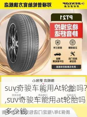 suv奇骏车能用At轮胎吗?,suv奇骏车能用at轮胎吗多少钱