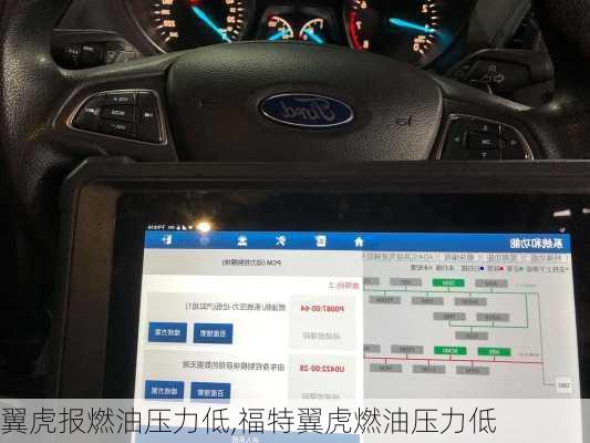 翼虎报燃油压力低,福特翼虎燃油压力低
