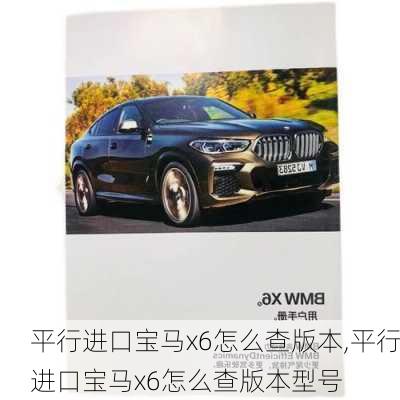 平行进口宝马x6怎么查版本,平行进口宝马x6怎么查版本型号