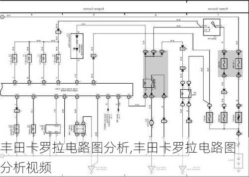 丰田卡罗拉电路图分析,丰田卡罗拉电路图分析视频