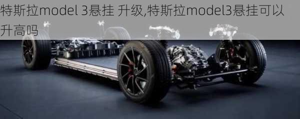 特斯拉model 3悬挂 升级,特斯拉model3悬挂可以升高吗