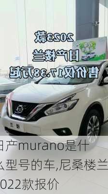 日产murano是什么型号的车,尼桑楼兰2022款报价