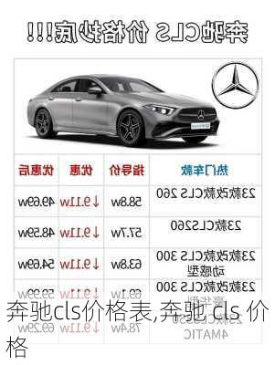 奔驰cls价格表,奔驰 cls 价格