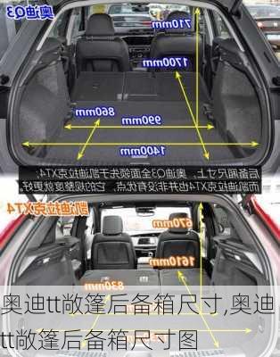 奥迪tt敞篷后备箱尺寸,奥迪tt敞篷后备箱尺寸图