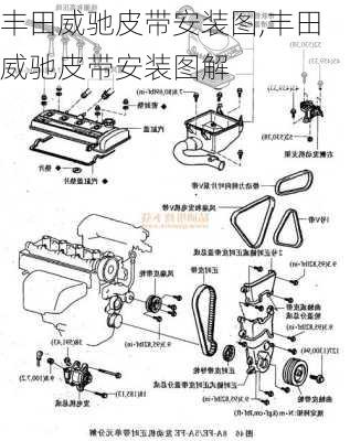 丰田威驰皮带安装图,丰田威驰皮带安装图解