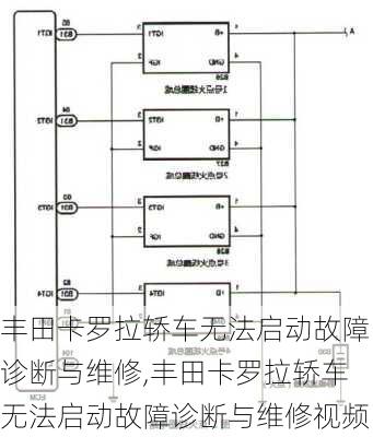 丰田卡罗拉轿车无法启动故障诊断与维修,丰田卡罗拉轿车无法启动故障诊断与维修视频