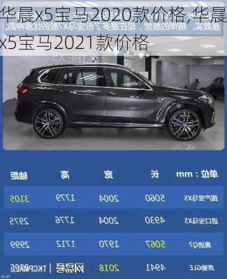 华晨x5宝马2020款价格,华晨x5宝马2021款价格