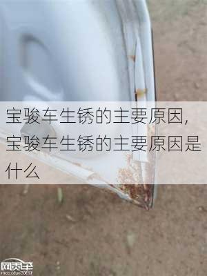 宝骏车生锈的主要原因,宝骏车生锈的主要原因是什么