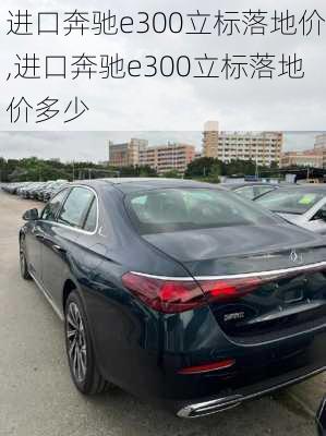 进口奔驰e300立标落地价,进口奔驰e300立标落地价多少