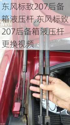 东风标致207后备箱液压杆,东风标致207后备箱液压杆更换视频