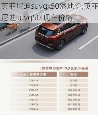 英菲尼迪suvqx50落地价,英菲尼迪suvq50l现在价格