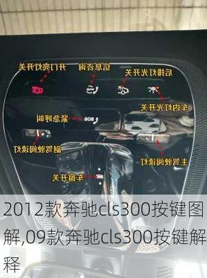 2012款奔驰cls300按键图解,09款奔驰cls300按键解释