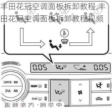 丰田花冠空调面板拆卸教程,丰田花冠空调面板拆卸教程视频